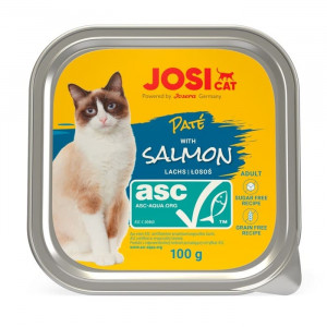 JOSERA JOSICAT PATE SALMON konservi kaķiem Laša pastēte 100g